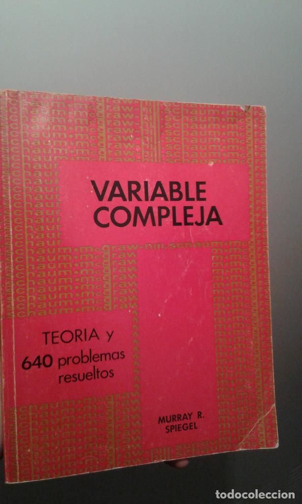 Libros de segunda mano de ciencias: VARIABLE COMPLEJA. MURRAY R. SPIEGEL. MCGRAW-HILL. 1971 - Foto 8