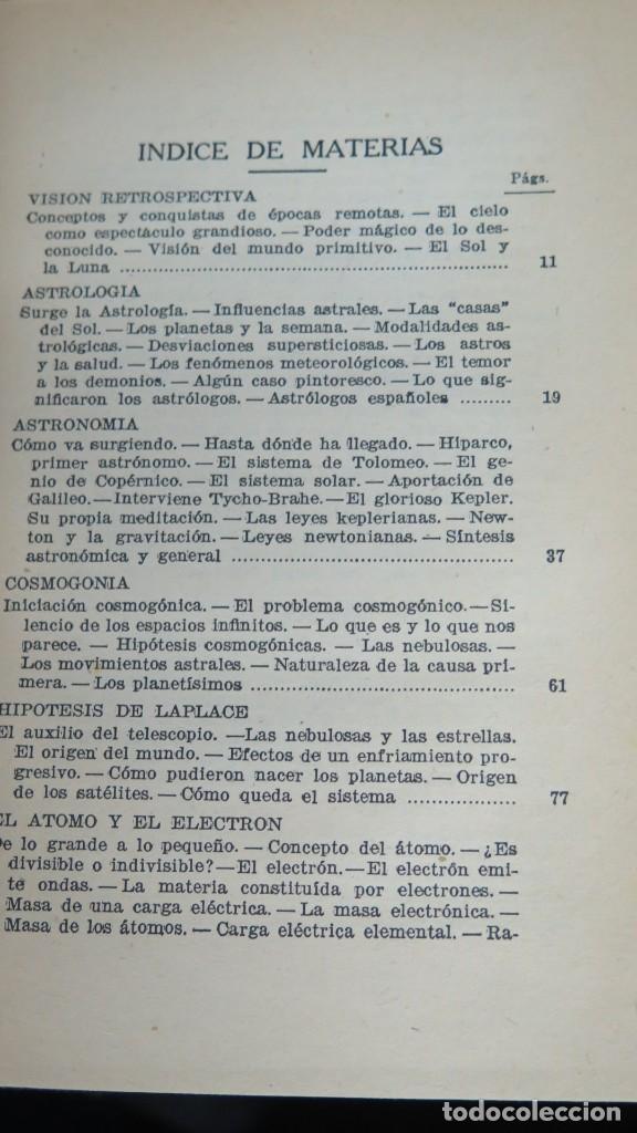 Libros de segunda mano de ciencias: EL UNIVERSO Y EL ATOMO. MORENO ALCA&Ntilde;IZ - Foto 3