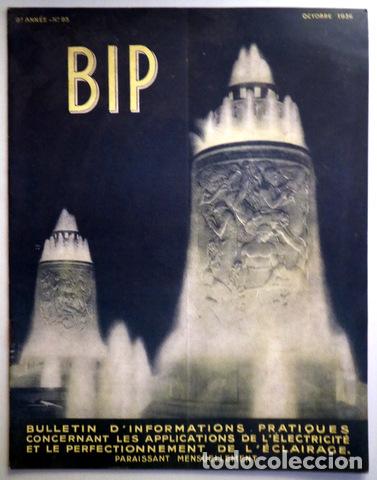 Libros de segunda mano de ciencias: BIP. N&ordm; 95 - Paris 1936 - Muy ilustrado - Foto 1