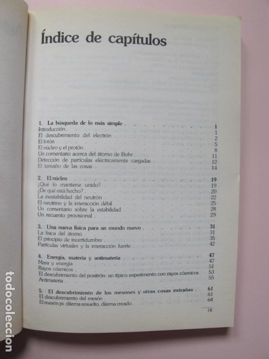 Libros de segunda mano de ciencias: DE LOS &Aacute;TOMOS A LOS QUARKS.- JAMES S. TREFIL.- BIBLIOTECA CIENT&Iacute;FICA SALVAT.1980 - Foto 3