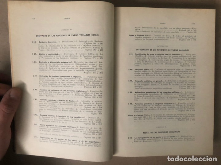 Libros de segunda mano de ciencias: ELEMENTOS DE LA TEOR&Iacute;A DE FUNCIONES. J. REY PASTOR. EDITADO EN 1947 (1&ordf; EDICI&Oacute;N). - Foto 5