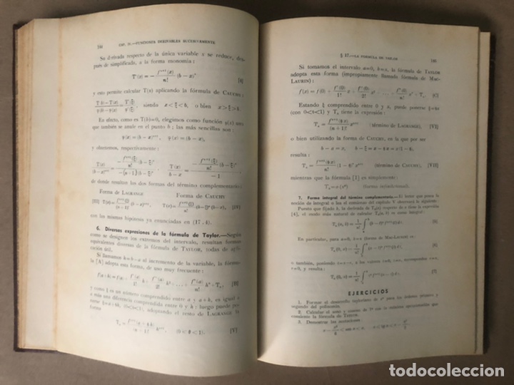 Libros de segunda mano de ciencias: ELEMENTOS DE LA TEOR&Iacute;A DE FUNCIONES. J. REY PASTOR. EDITADO EN 1947 (1&ordf; EDICI&Oacute;N). - Foto 8
