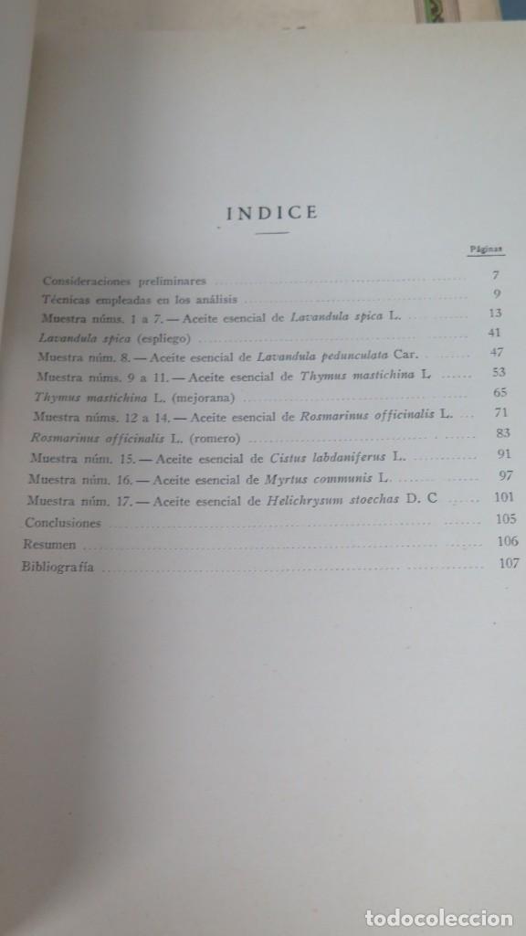 Libros de segunda mano: ACEITES ESENCIALES ESPA&Ntilde;OLES. TORNER OCHOA - Foto 3