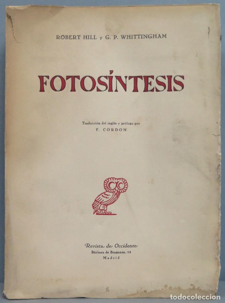 Libros de segunda mano: FOTOSINTESIS. REVISTA DE OCCIDENTE - Foto 1