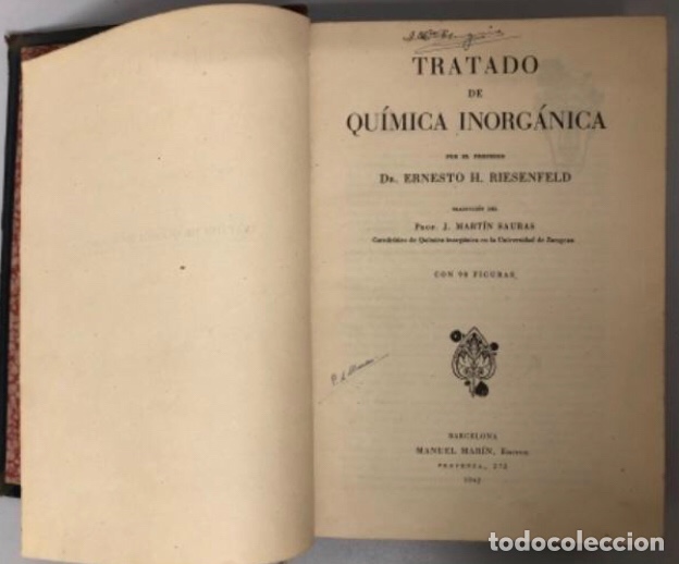 Tratado De Química Inorgánica Por Ernerto H Ri Comprar Libros De Física Química Y 4569