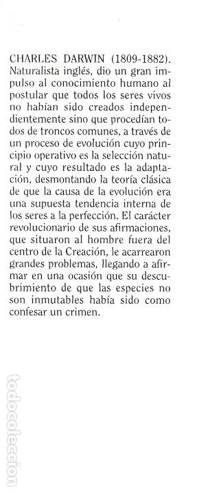 Libros de segunda mano: El origen de las especies : Edici&oacute;n abreviada / Charles Darwin - Foto 2