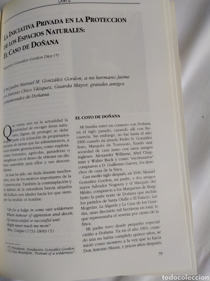 Libros de segunda mano: Espacios naturales protegidos El campo n&uacute;mero 128 - Foto 2