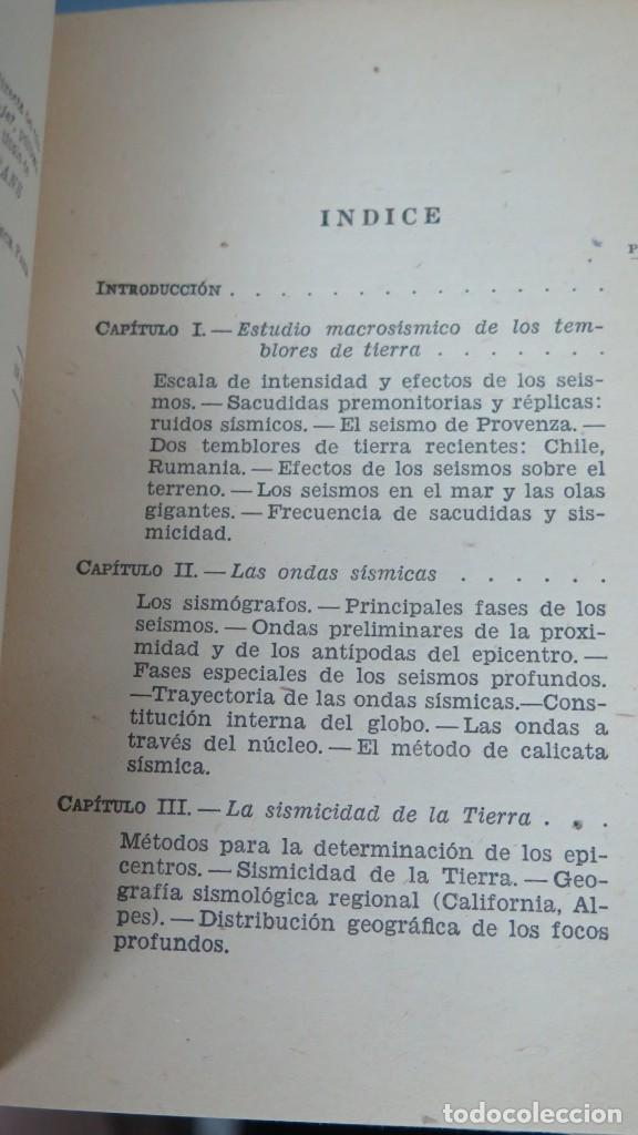 Libros de segunda mano: SEISMOS Y VOLCANES. JEAN ROTHE - Foto 2