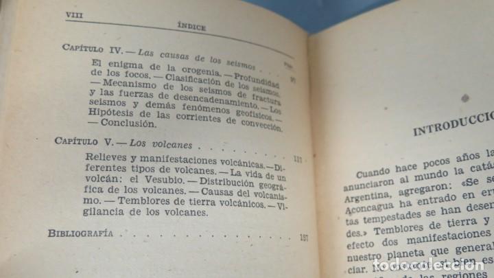Libros de segunda mano: SEISMOS Y VOLCANES. JEAN ROTHE - Foto 3