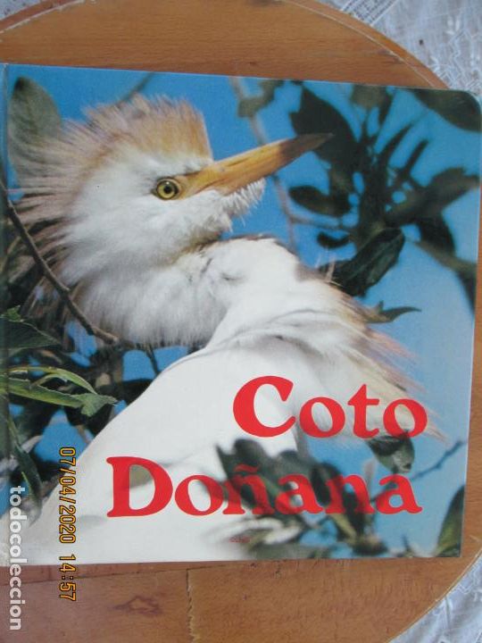 Second hand books: COTO DO&Ntilde;ANA , A DIAZ DE LOS REYES -JAVIER DE TORRES , JOSE A. VALVERDE . EDIT OLIVO 1979