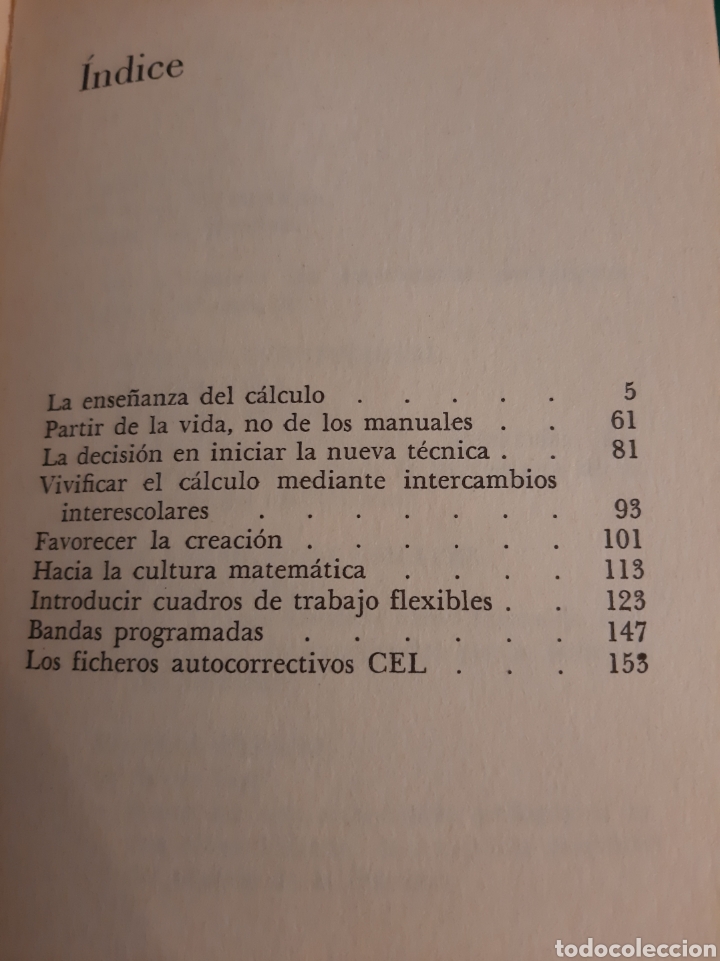 Libros de segunda mano de ciencias: LA ENSE&Ntilde;ANZA DEL CALCULO C.FREINET Y M.BEAUGRAND - Foto 2