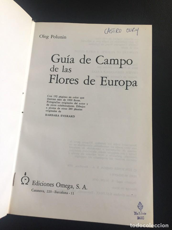 Libros de segunda mano: GUIA DE CAMPO DE LAS FLORES DE EUROPA - OMEGA - Foto 9