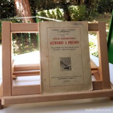 Libros de segunda mano: AGUAS SUBTERRÁNEAS / ACUÍFEROS A PRESIÓN / ENRIQUE TOMÁS SALMERÓN / 1960