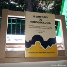 Libros de segunda mano: III SIMPOSIO DE HIDROGEOLOGÍA / TOMO IX / MADRID / 1983