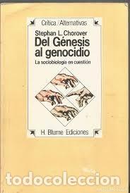 Libros de segunda mano: del G&eacute;nesis al genocidio Stephan L Chorover - Foto 1