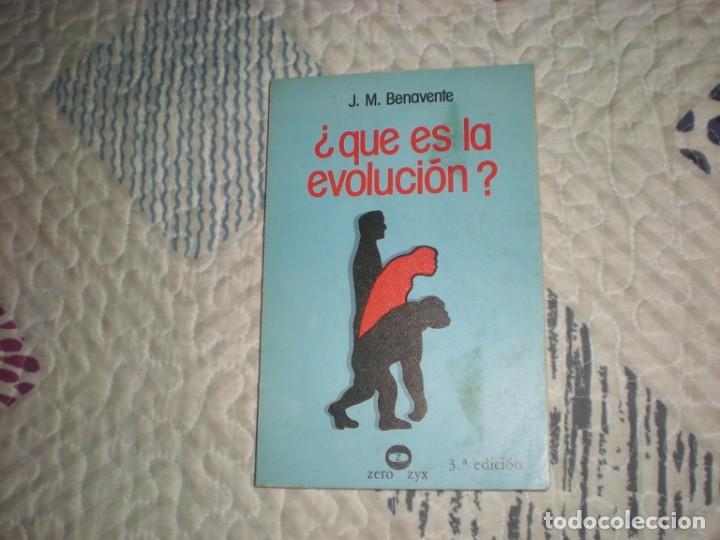Libros de segunda mano: &iquest;Qu&eacute; es la evoluci&oacute;n? J.M.Benavente;ZERO 1979 - Foto 1