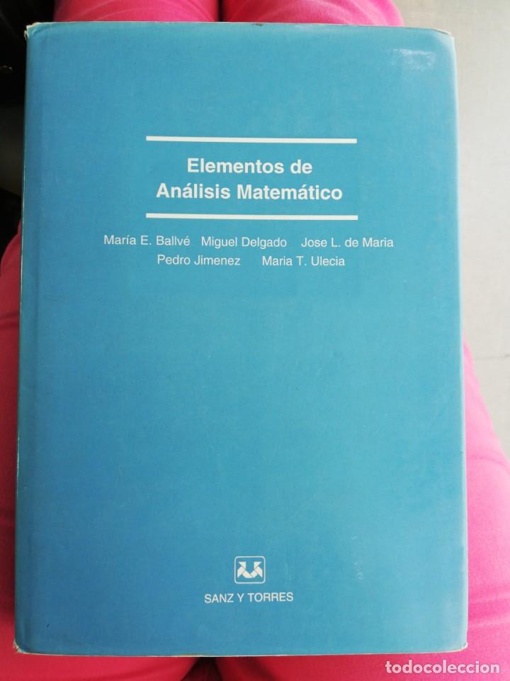 Libros de segunda mano de ciencias: Elementos de An&aacute;lisis matem&aacute;tico. VV.AA. - Foto 1