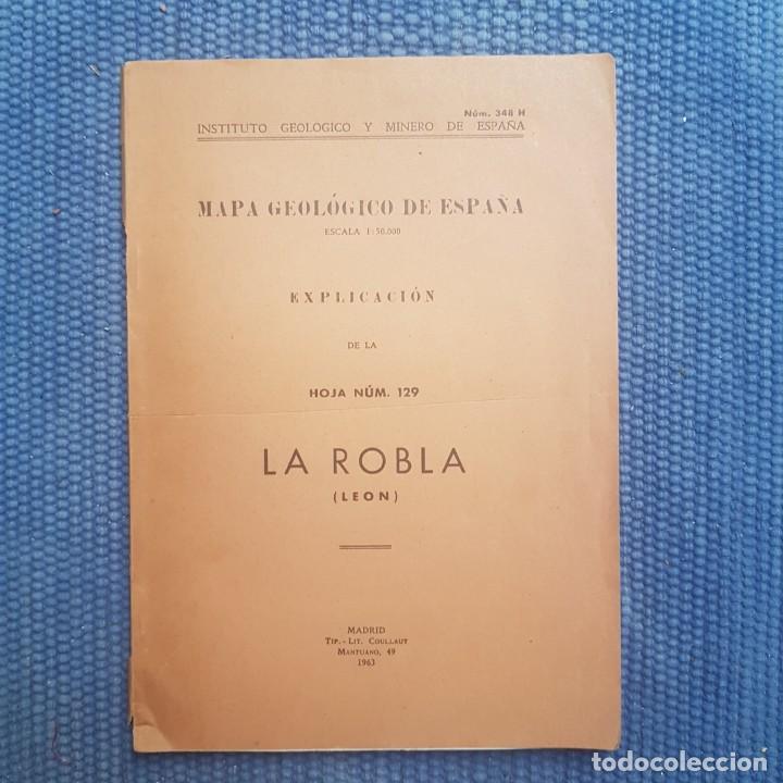 Libros de segunda mano: Mapa geol&oacute;gico de Espa&ntilde;a - La Robla - Le&oacute;n - Foto 1