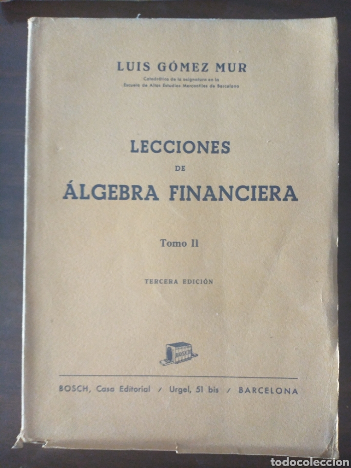 Libros de segunda mano de ciencias: Lote 4 libros de matematica y algebra financiera - Foto 2