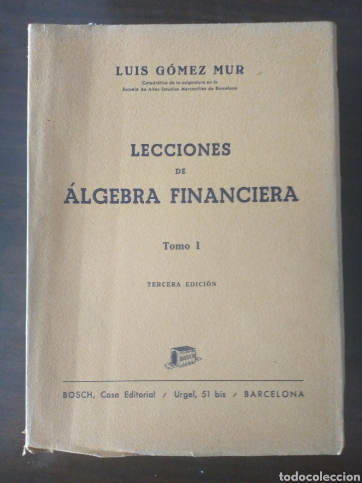 Libros de segunda mano de ciencias: Lote 4 libros de matematica y algebra financiera - Foto 3