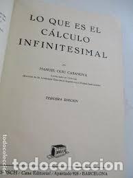 Libros de segunda mano de ciencias: lo que es el c&aacute;lculo infinitesimal Manuel Guiu Casanova - Foto 2