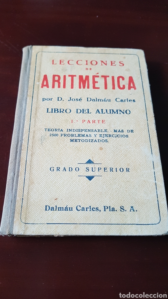 Libros de segunda mano de ciencias: Libro Lecciones de Aritm&eacute;tica - Foto 1