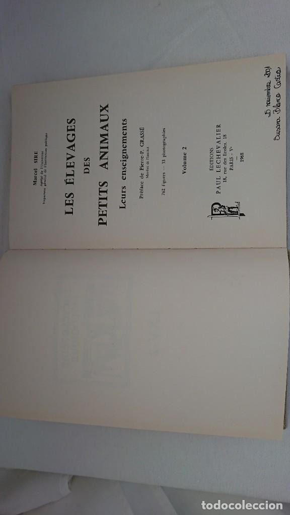 Libros de segunda mano: ELEVAGES DES PETITS ANIMAUX, II, MARCEL SIRE - Foto 5