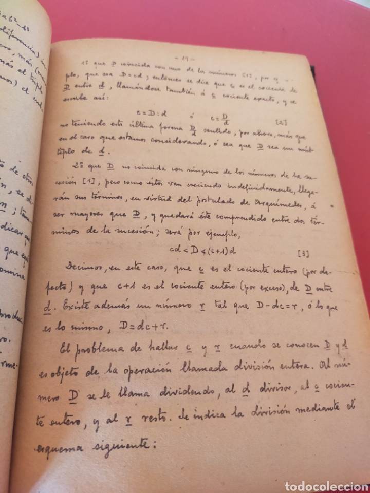 Libros de segunda mano de ciencias: Lecciones de ampliaci&oacute;n de aritm&eacute;tica y elementos de &aacute;lgebra - Foto 3