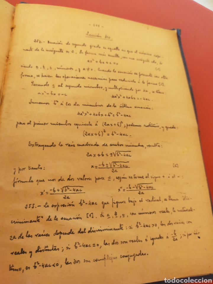 Libros de segunda mano de ciencias: Lecciones de ampliaci&oacute;n de aritm&eacute;tica y elementos de &aacute;lgebra - Foto 7