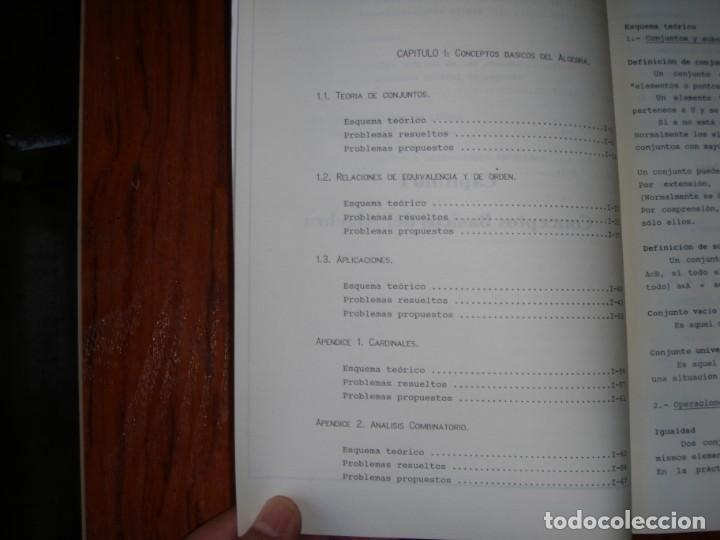 Libros de segunda mano de ciencias: LIBRO PROBLEMAS DE &Aacute;LGEBRA CON ESQUEMAS TE&Oacute;RICOS - Foto 4