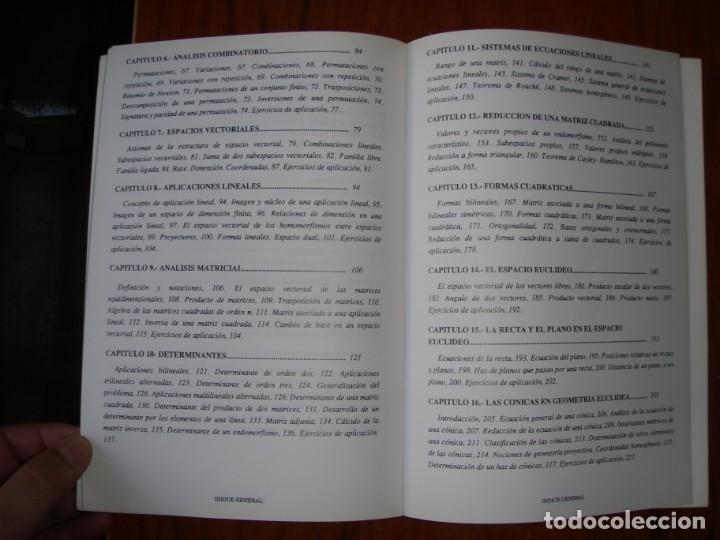 Libros de segunda mano de ciencias: DOS LIBROS ALGEBRA Y GEOMETR&Iacute;A CUADERNOS DID&Aacute;CTICOS - Foto 3