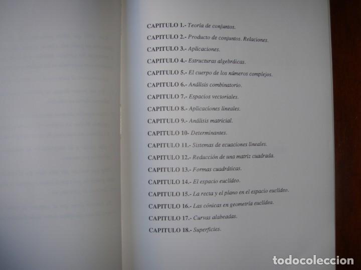 Libros de segunda mano de ciencias: DOS LIBROS ALGEBRA Y GEOMETR&Iacute;A CUADERNOS DID&Aacute;CTICOS - Foto 5