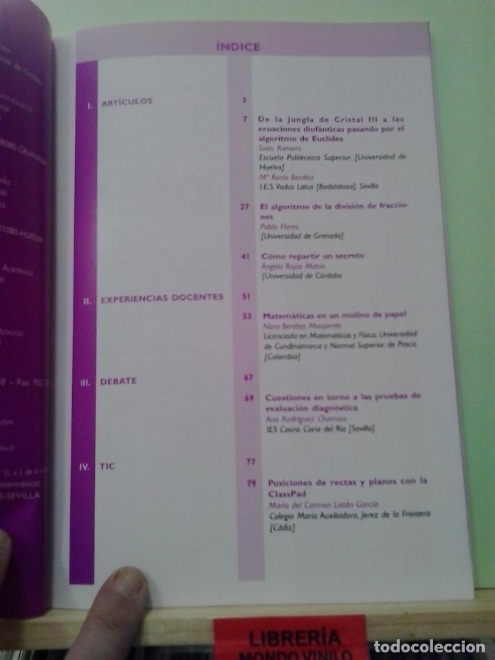 Libros de segunda mano de ciencias: Epsilon, revista SAEM Thales - Vol. 25, 2008 - Foto 2