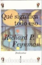 Libros de segunda mano de ciencias: Qu&eacute; significa todo eso - Foto 1