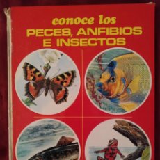 Libros de segunda mano: CONOCE LOS PECES, ANFIBIOS E INSECTOS EDITORIAL FHER 1971. Lote 217139536
