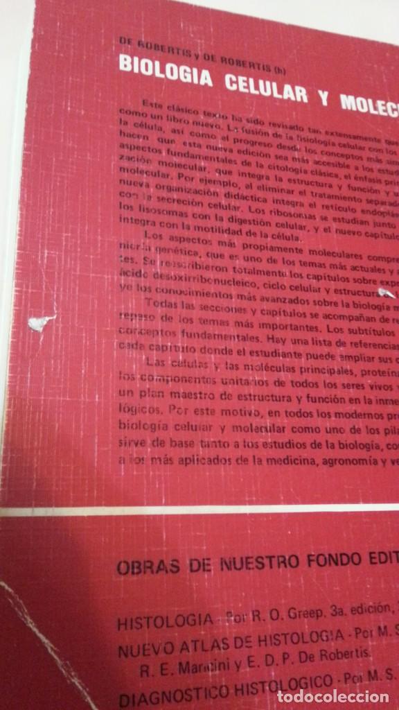 Libros de segunda mano: LIbro. Biolog&iacute;a celular y molecular. A&ntilde;o 1981. - Foto 8