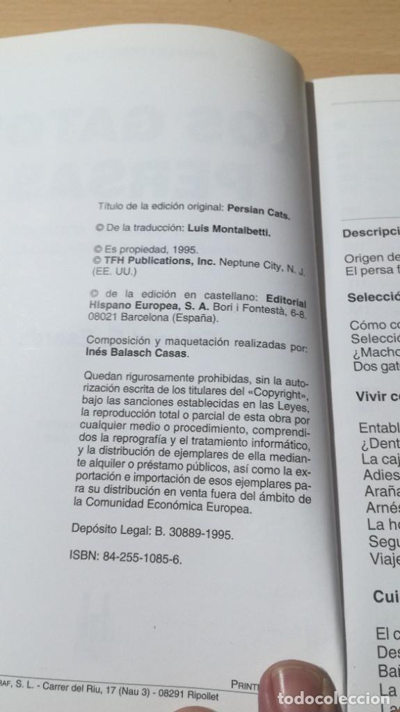 Libros de segunda mano: LOS GATOS PERSAS - EDWARD E ESARDE - HISPANO EUROPEA ZZ 406 - Foto 6