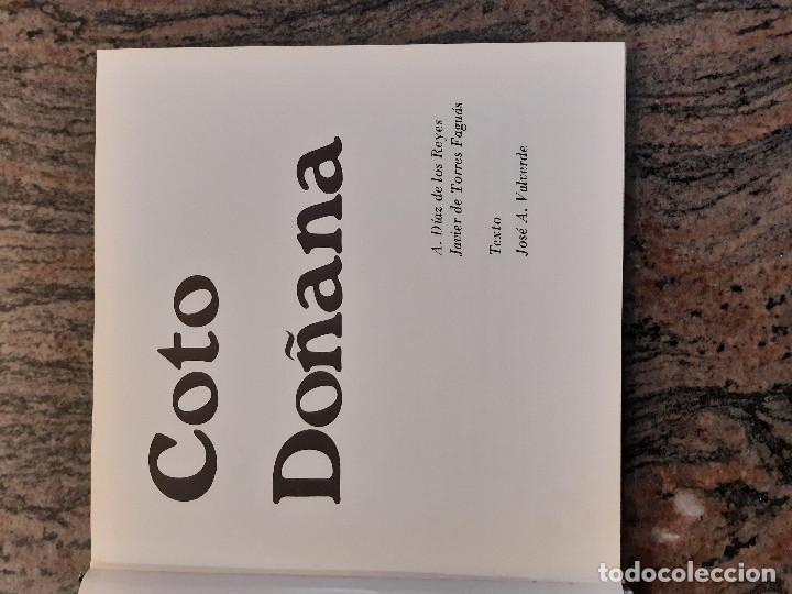 Libros de segunda mano: LIBRO COTO DO&Ntilde;ANA 1979. TEXTO JOSE A. VALVERDE. - Foto 2