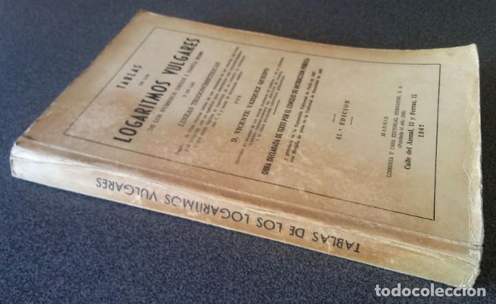Libros de segunda mano de ciencias: Tablas de los Logaritmos Vulgares - Foto 2