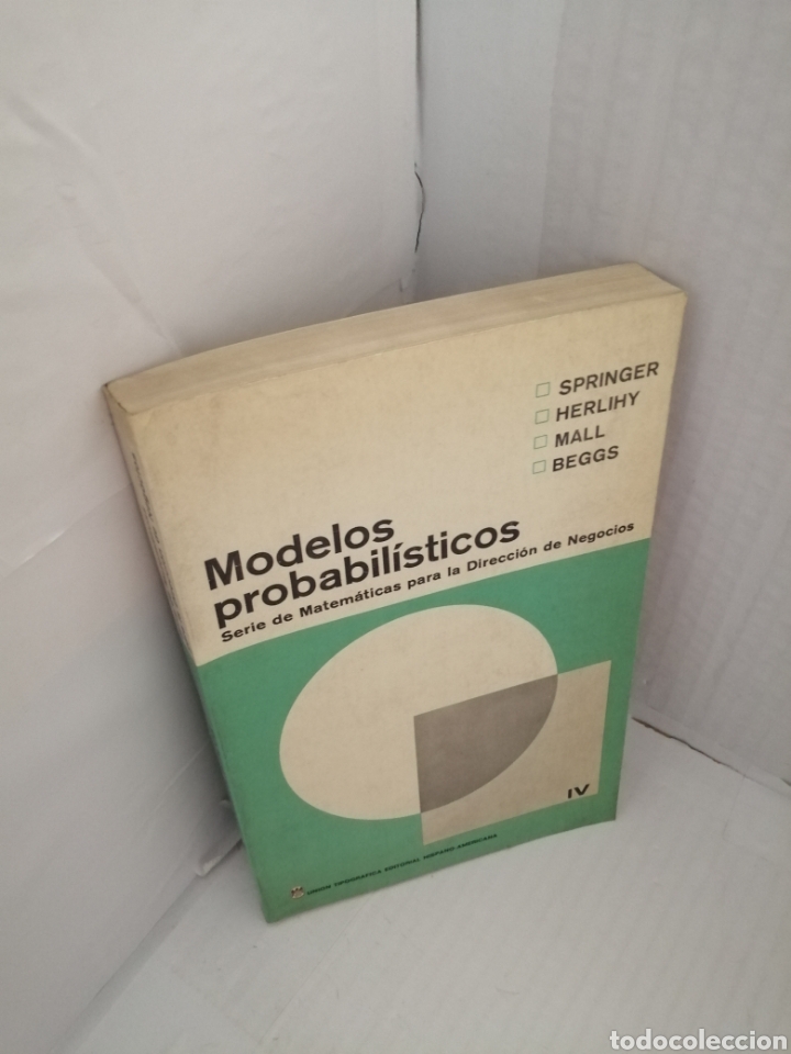 Libros de segunda mano de ciencias: Modelos Probabil&iacute;sticos (Primera edici&oacute;n) - Foto 3
