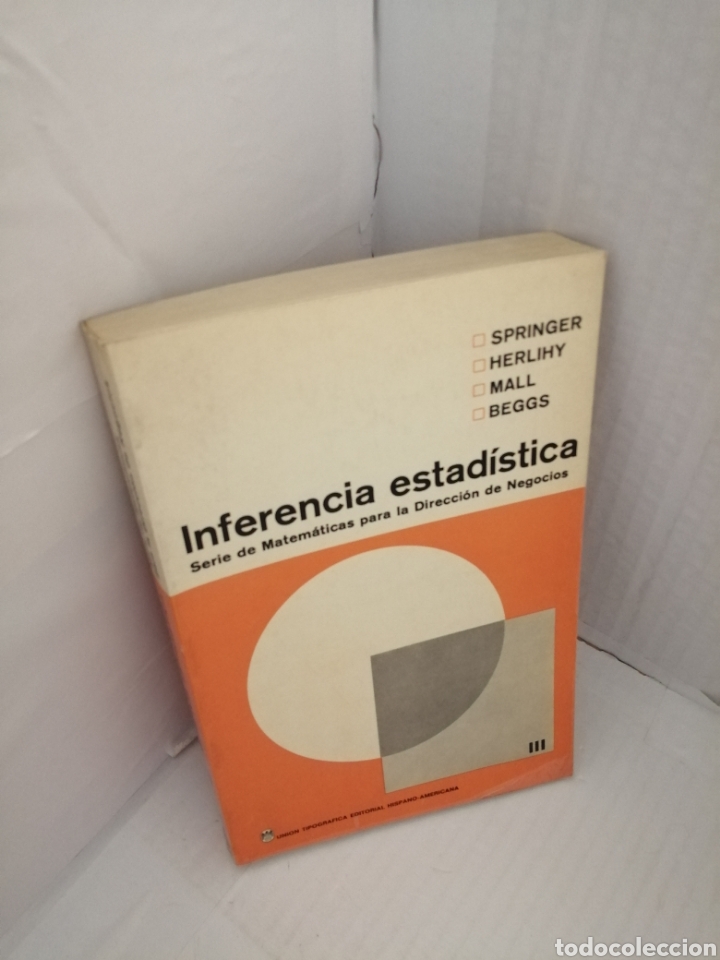 Libros de segunda mano de ciencias: INFERENCIA ESTADISTICA (Primera edici&oacute;n) - Foto 3