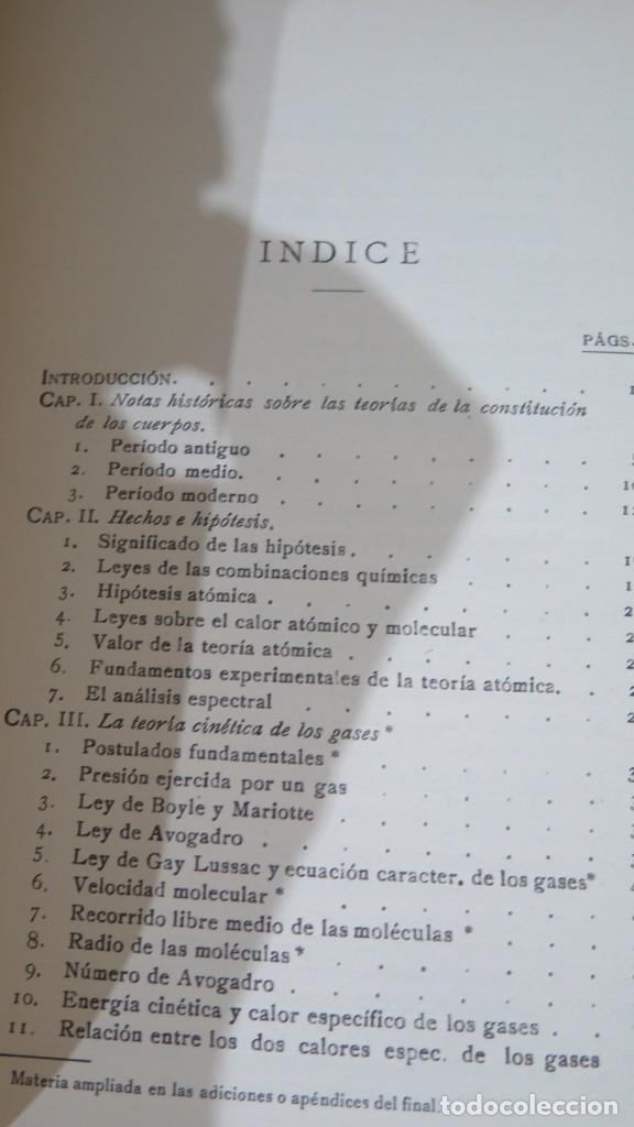 Libros de segunda mano de ciencias: LA FISICA DE LOS CORPUSCULOS. MOLECULAR. ATOMOS. ELECTRONES. GIUSEPPE GIANFRANCESCHI - Foto 3