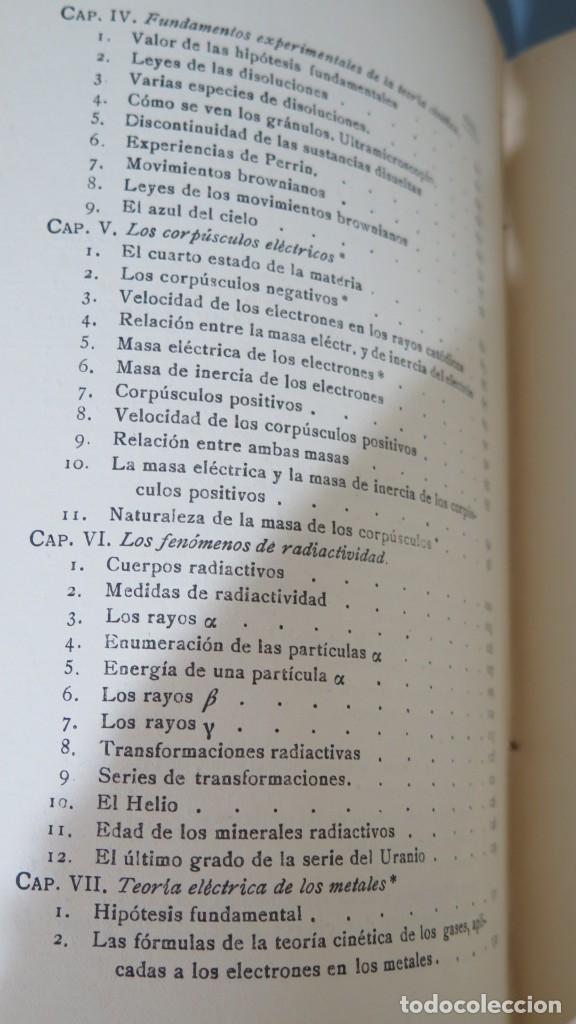 Libros de segunda mano de ciencias: LA FISICA DE LOS CORPUSCULOS. MOLECULAR. ATOMOS. ELECTRONES. GIUSEPPE GIANFRANCESCHI - Foto 4