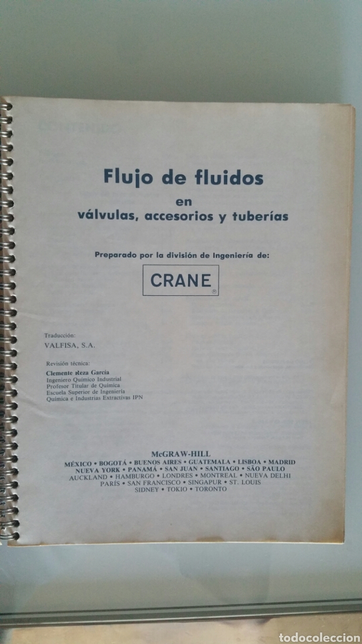 Libros de segunda mano de ciencias: Flujo de fluidos en v&aacute;lvulas, accesorios y tuber&iacute;as. CRANE - Foto 5