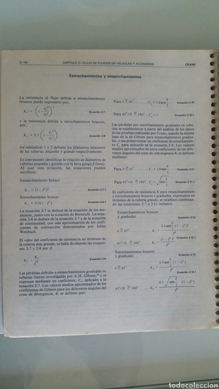 Libros de segunda mano de ciencias: Flujo de fluidos en v&aacute;lvulas, accesorios y tuber&iacute;as. CRANE - Foto 8