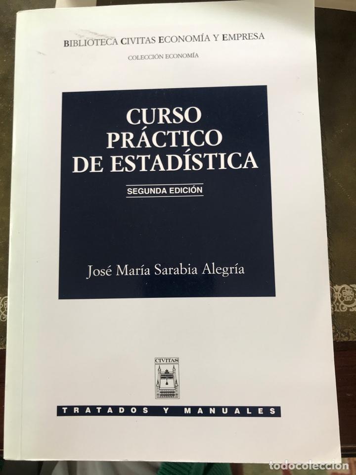 Libros de segunda mano de ciencias: Curso Practico De Estadistica de Sarabia Alegria, Jose Mar&iacute;a - Foto 1