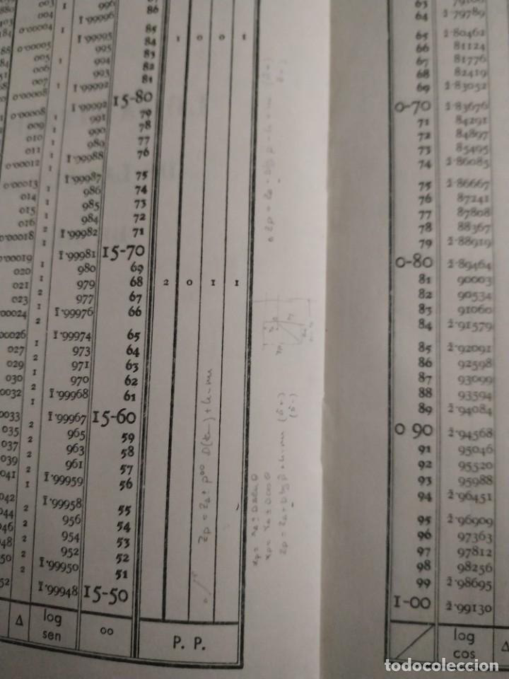 Libros de segunda mano de ciencias: Tablas de Logaritmos y Topograf&iacute;cas I - Foto 5