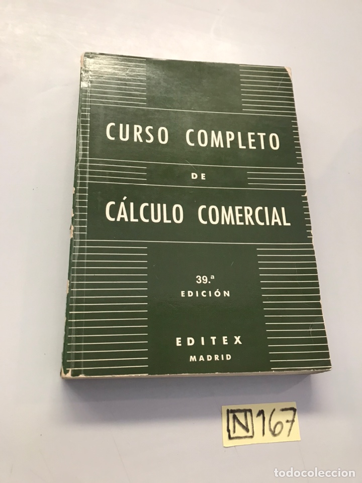 Libros de segunda mano de ciencias: CURSO COMPLETO DE C&Aacute;LCULO COMERCIAL - Foto 1