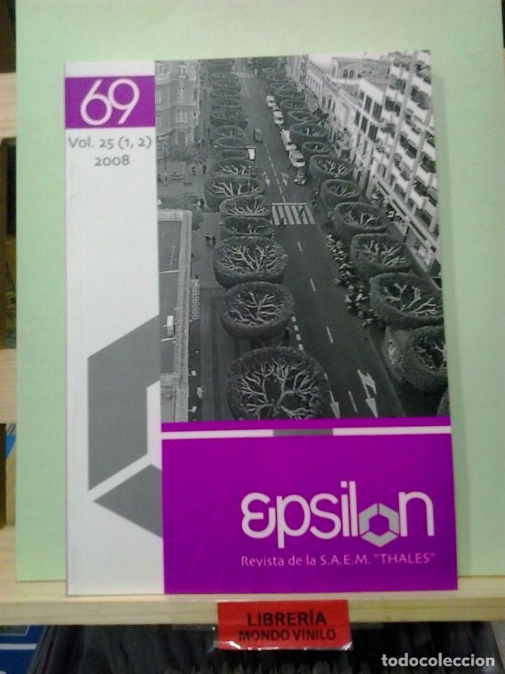 Libros de segunda mano de ciencias: Epsilon, revista de educaci&oacute;n matem&aacute;tica, vol. 25 (1, 2), a&ntilde;o 2008 - Foto 1