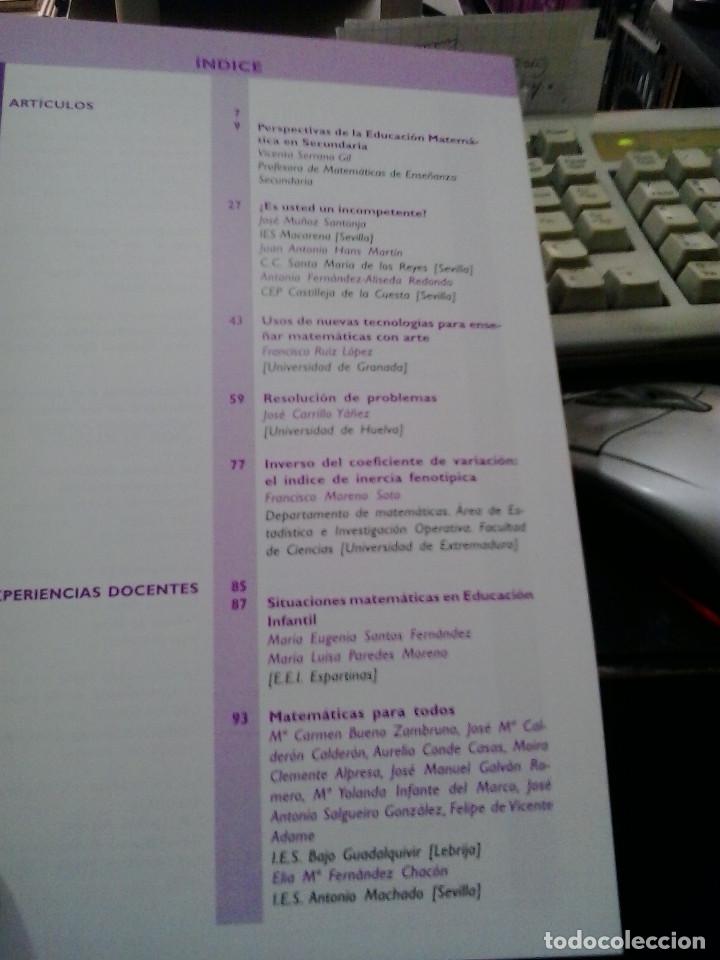 Libros de segunda mano de ciencias: Epsilon, revista de educaci&oacute;n matem&aacute;tica, vol. 25 (1, 2), a&ntilde;o 2008 - Foto 2
